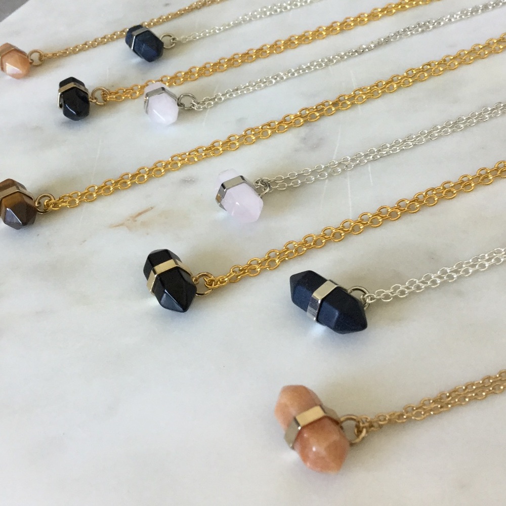 Horizontal Dagger Necklace